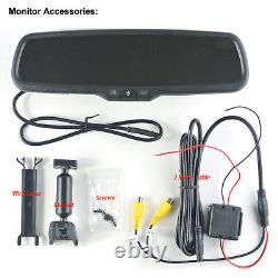 4.3 Car Mirror Monitor Tailgate Backup Camera Kit For Dodge RAM 1500 2500 3500