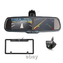 4.3 Dual Screen Car Rear View Mirror Monitor Radar Sensor Backup Cameras Kit