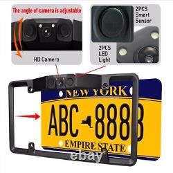 4.3 Dual Screen Car Rear View Mirror Monitor Radar Sensor Backup Cameras Kit