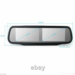 4.3 Dual Screen Monitor Backup Camera for Car Reverse Front side Rear 360° View