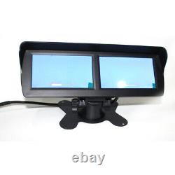 4.3 LCD Monitor+Backup Camera+Bracket Dual Screen Split Display Reverse Image