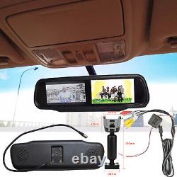 4.3 Mirror Monitor 2 Flush Mount Backup Camera for Car Rear View Reversing