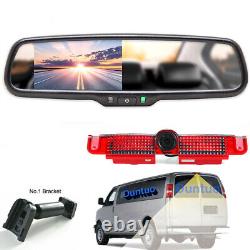 4.3'' Mirror Monitor Rear View Backup + Camera Parking System For Chevy Express