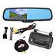 4.3 Mirror Monitor Tailgate Handle Backup Rear View Camera For Ford F-250 F-350