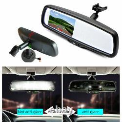 4.3'' Rear View Mirror Monitor Reversing Backup camera Parking Kit For Chevrolet
