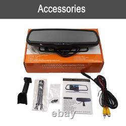 4.3 Rear View Mirror monitor Backup Camera For Jeep Wrangler JK 2007-2018