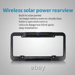 4.3 Solar Digital Wireless Backup Camera Rear View Reverse Parking System Kit