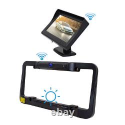 4.3 Solar Digital Wireless Backup Camera Rear View Reverse Parking System Kit