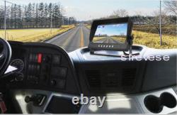 4 x 4Pin AHD 1080P Car Rear View Backup Camera SD DVR + 9 IPS 4CH Split Monitor