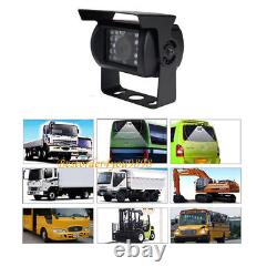4x IR Car Rear View Camera Kit + 9 4CH Monitor Bus Truck Backup Reverse System