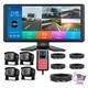 5CH 10.36 Monitor DVR AHD 1080P Backup Camera For Truck Front Side Rear View