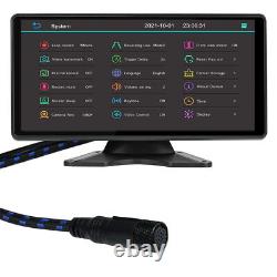 5CH 10.36 Quad Monitor DVR 5 Backup Camera For Truck Semi Box Bus RV Caravan