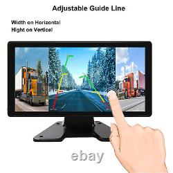 5CH 10.36 Quad Monitor DVR Backup camera Rear View Side View Camera for Truck