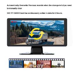 5CH 10.36 Quad Monitor DVR Backup camera Rear View Side View Camera for Truck