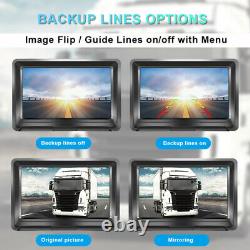 5 Digital Display Monitor Car Truck Rear View Backup Reverse Camera Cams Kit