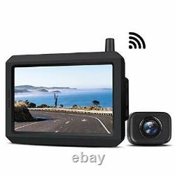 5 Inch Wireless Backup Camera Kit With Digital Signal Waterproof Rear View Camer