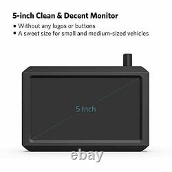 5 Inch Wireless Backup Camera Kit With Digital Signal Waterproof Rear View Camer