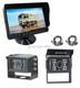 5 LCD Color Rear View Backup Camera System With 2 CCD Cameras 120&deg; View 700tvl