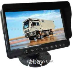 5 LCD Color Rear View Backup Camera System With 2 CCD Cameras 120° View 700tvl