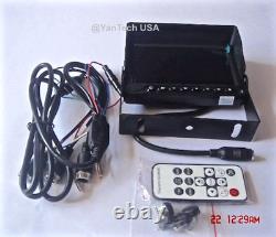 5 LCD Color Rear View Backup Camera System With 2 CCD Cameras 120° View 700tvl