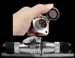 5 Monitor CCD Rear View Backup Camera + Trailer Suzy Coil Cable for RV Truck