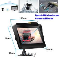 5 Monitor Digital Display Universal Rear View Backup Reverse Wireless Camera