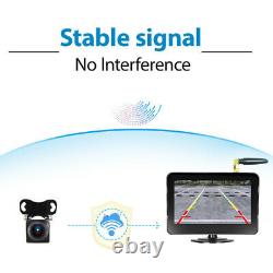 5 Monitor Digital Display Universal Rear View Backup Reverse Wireless Camera