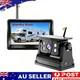 5 Wireless Monitor Solar Magnetic Standby Backup Camera Car Rear View Reversing