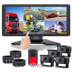 5ch 10.36 Monitor MP5 DVR 1080P Backup camera For Truck 360 View Reversing