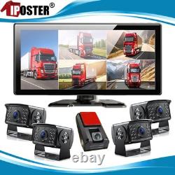 5ch 10.36 Monitor MP5 DVR 1080P Backup camera For Truck 360 View Reversing