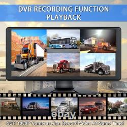 5ch 10.36 Monitor MP5 DVR 1080P Backup camera For Truck 360 View Reversing