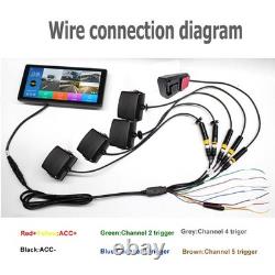 5ch 10.36 Monitor MP5 DVR 1080P Backup camera For Truck 360 View Reversing