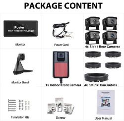 5ch 10.36 Monitor MP5 DVR 1080P Backup camera For Truck 360 View Reversing