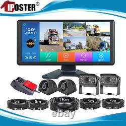 5ch 10.36 Quad Monitor DVR Backup camera Rear View Side View Camera for Truck