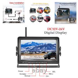 7HD Digital Display 32G Monitor Car Rear View Backup Reverse Wireless Camera