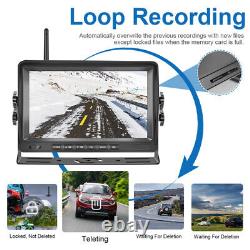 7HD Digital Display 32G Monitor Car Rear View Backup Reverse Wireless Camera