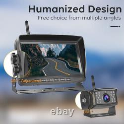 7HD Digital Display 32G Monitor Car Rear View Backup Reverse Wireless Camera