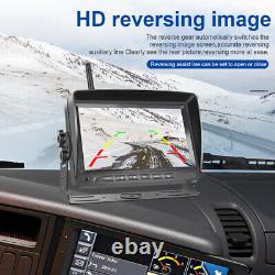 7HD Digital Display 32G Monitor Car Rear View Backup Reverse Wireless Camera