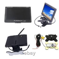 7Monitor +4 X Wireless Rear View Backup Camera Night Vision for RV Truck Bus HD