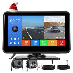 7 4K Wired Reverse Rear View Backup Camera System Included 2 AHD 1080P Camer