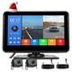 7 4K Wired Reverse Rear View Backup Camera System Included 2 AHD 1080P Camer