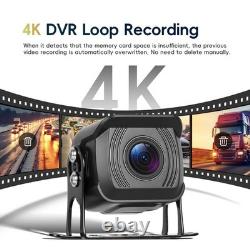 7 4K Wired Reverse Rear View Backup Camera System Included 2 AHD 1080P Camer