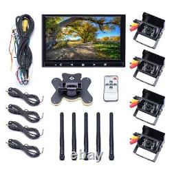 7/9'' Monitor Wireless Backup Camera System Rear View Night Vision For RV Truck