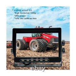7 AHD 1080P Wired Reverse Rear View Backup Camera System, Guide line, IP69K Wa
