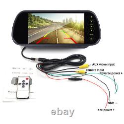7'' Car Monitor IR Rear View Backup Camera System For Chevy Express GMC Savana