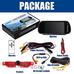 7'' Car Monitor IR Rear View Backup Camera System For Chevy Express GMC Savana