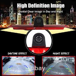 7'' Car Rear View Mirror Monitor Brake Light Backup Camera KIT For Benz Sprinter