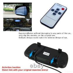 7'' Car Rear View Mirror Monitor Brake Light Backup Camera KIT For Benz Sprinter