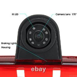 7'' Car Rear View Mirror Monitor Brake Light Backup Camera KIT For Benz Sprinter