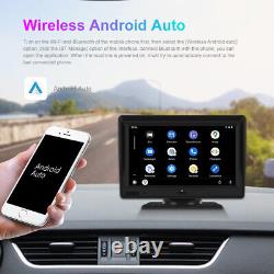 7 Carplay Wireless Backup Rear View Camera System Kit Monitor For RV Truck Bus